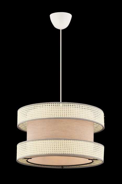 Opviq Lámpara de Araña Halo Blanco y Beige Opviq Lámpara de Araña Halo Blanco y Beige